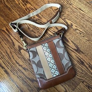 COACH cross body hand bag